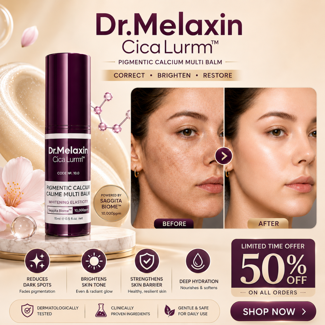 Dr. Melaxin Cica Lurmim Pigmentic Calcium Multi Balm – 50% OFF – Correct, Brighten & Restore – Reduces Dark Spots, Brightens Skin Tone, Strengthens Skin Barrier | For Under Eyes, Fine Lines & Dry Patches