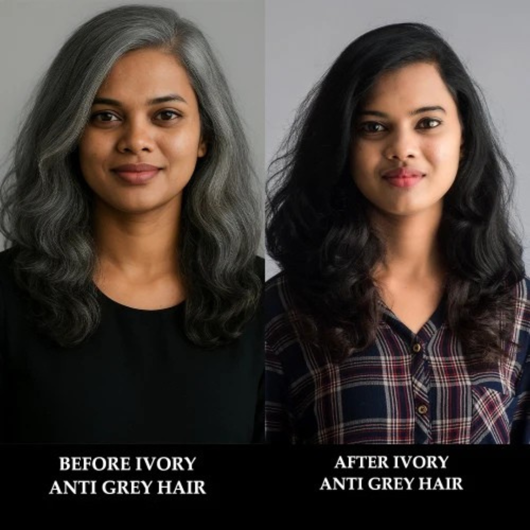 Proskire Anti-Grey Hair Serum – Reverses Grey Hair, Reduces Hair Fall & Restores Hair Color
