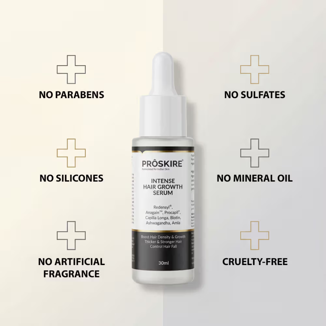 Proskire Hair Growth Serum – Reduces Hair Fall & Boosts Hair Density