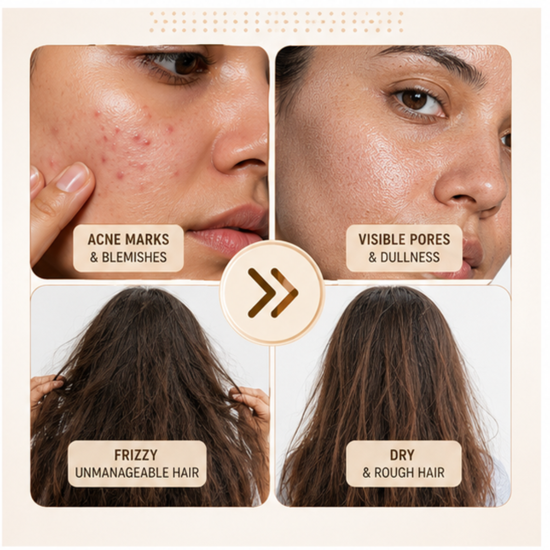 Flicka HD Foundation + Tgideas Hair Straightening Spray – Full Coverage Face & Sleek Hair Duo – Flawless, Long-Lasting Foundation with SPF + Frizz-Free, Heat Protectant Hair Spray